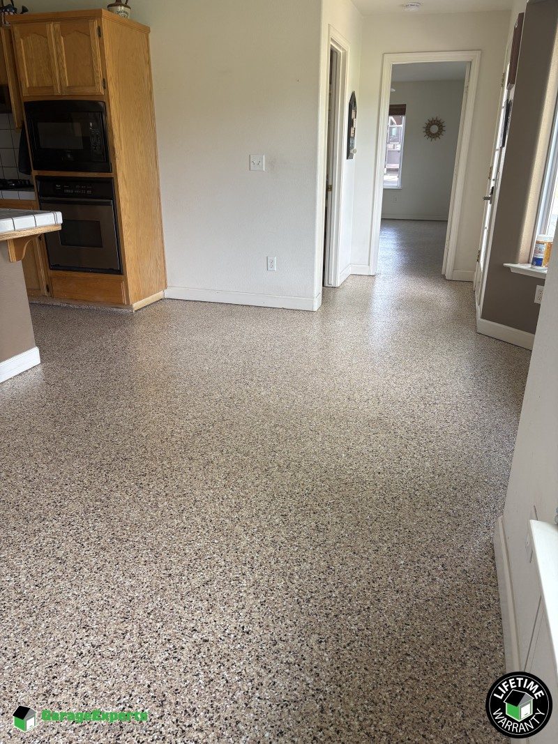 Residential Garage Epoxy & Polyaspartic Flooring in Fresno