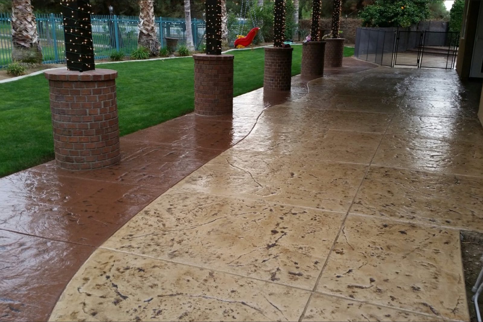 Stamped Concrete Refinishing