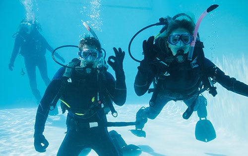SCUBA Refresher/Review Certified divers enrolled in this program will have the opportunity to refresh their SCUBA skills.