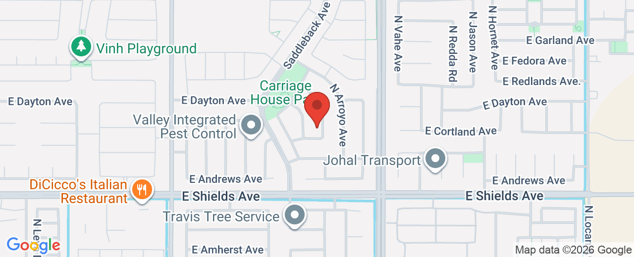 Map showing 3155 N DEE ANN, FRESNO, CA, 93727