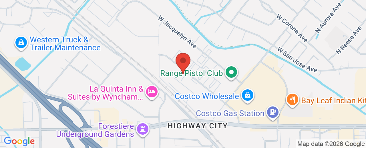 Map showing 4721 W. Jennifer Ave #14, Fresno, CA, 93722
